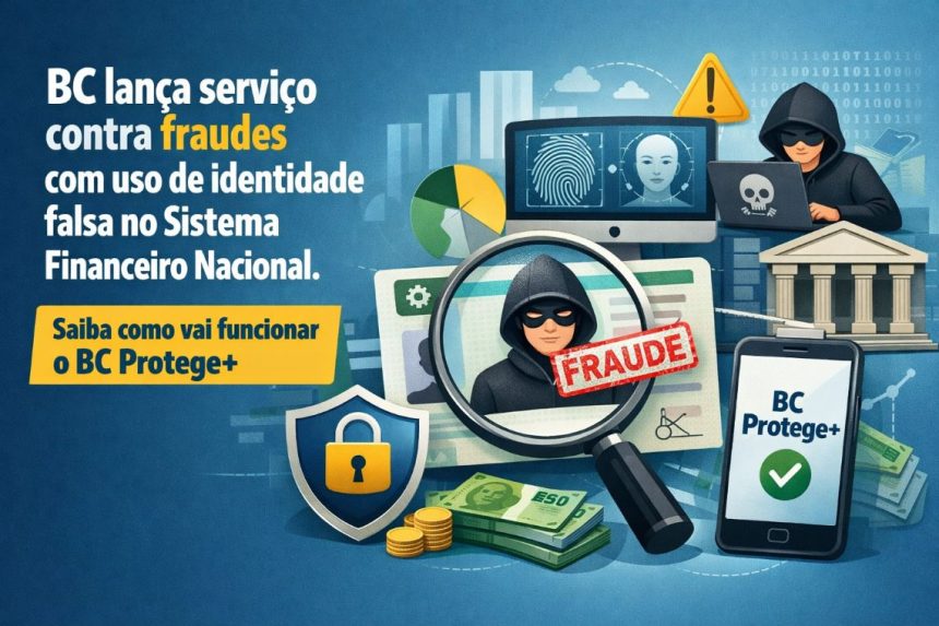 BC lança serviço contra fraudes com uso de identidade falsa no Sistema Financeiro Nacional. Saiba como vai funcionar o BC Protege+ - Foto:HubServ
