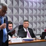 Alfredo Gaspar questionou Ingrid Pikinskeni sobre valores movimentados por empresas e em contas no nome dela Carlos Moura/Agência Senado