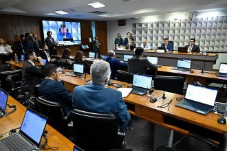 Reunião foi realizada sem a presença dos principais executivos da Crefisa, do banco C6 Consignado e da Dataprev Jefferson Rudy/Agência Senado