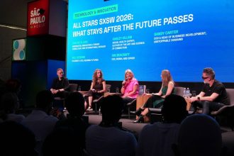 Especialistas abordaram a utilização de ferramentas de Inteligência Artificial (IA) e seu impacto na previsão a longo prazo para empreendedores e investidores Fotoi: Divulgação/Governo de SP