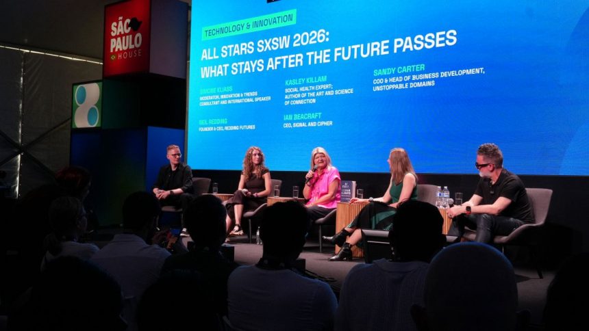 Especialistas abordaram a utilização de ferramentas de Inteligência Artificial (IA) e seu impacto na previsão a longo prazo para empreendedores e investidores Fotoi: Divulgação/Governo de SP