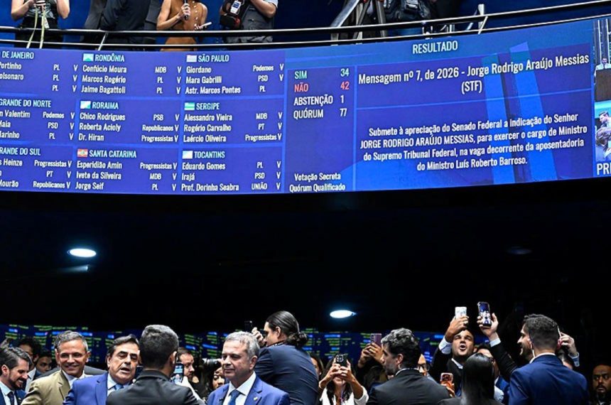 Votação teve apenas 34 dos 41 votos necessários para a aprovação Waldemir Barreto/Agência Senado