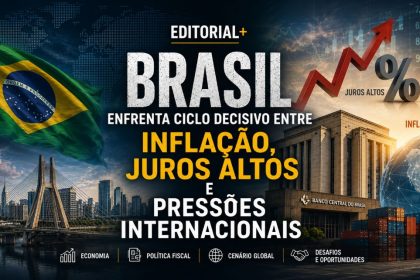 Editorial+ | Economia do Brasil 2026–2027: entre juros altos, pressão global e a disputa pela estabilidade