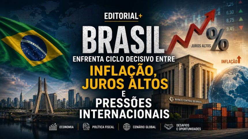 Editorial+ | Economia do Brasil 2026–2027: entre juros altos, pressão global e a disputa pela estabilidade