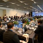 Representantes dos signatários dos Acordos Artemis, incluindo os Estados Unidos, liderados pela NASA e pelo Departamento de Estado dos EUA, reuniram-se nos dias 13 e 14 de maio de 2026, em Lima, para o quarto workshop anual dos Acordos Artemis. Crédito: Ministério das Relações Exteriores do Peru e Agência Espacial Peruana (CONIDA)