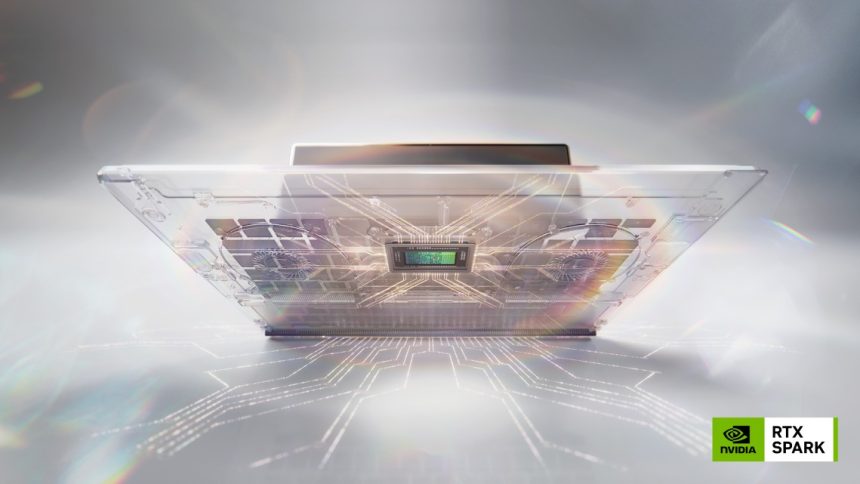 NVIDIA GTC Taipei — A NVIDIA apresentou hoje o NVIDIA RTX Spark™, ​​um novo superchip que reinventa os PCs com Windows para a era dos agentes pessoais de IA — oferecendo uma nova classe de computador que passa de ferramenta a colaborador. - Foto: NVIDIA - RTX Spark