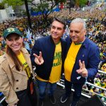 A Avenida Paulista voltou a ser, neste 7 de Setembro de 2026, um dos principais palcos da disputa política brasileira. Em uma manifestação liderada pelo senador e candidato à Presidência da República Flávio Bolsonaro (PL-RJ), Fernanda Bolsonaro e Alfredo Gaspar - Vice presidente - Foto: divulgação/Assessoria de Imprensa